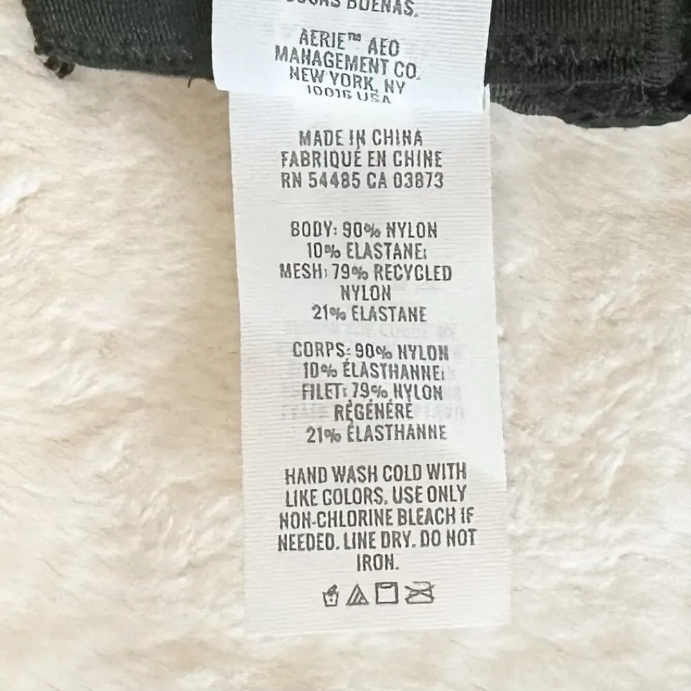 NWT Aerie Dark Green Real Power Wireless Push Up Joy Convertible Lace Bra - 34A - Image 4