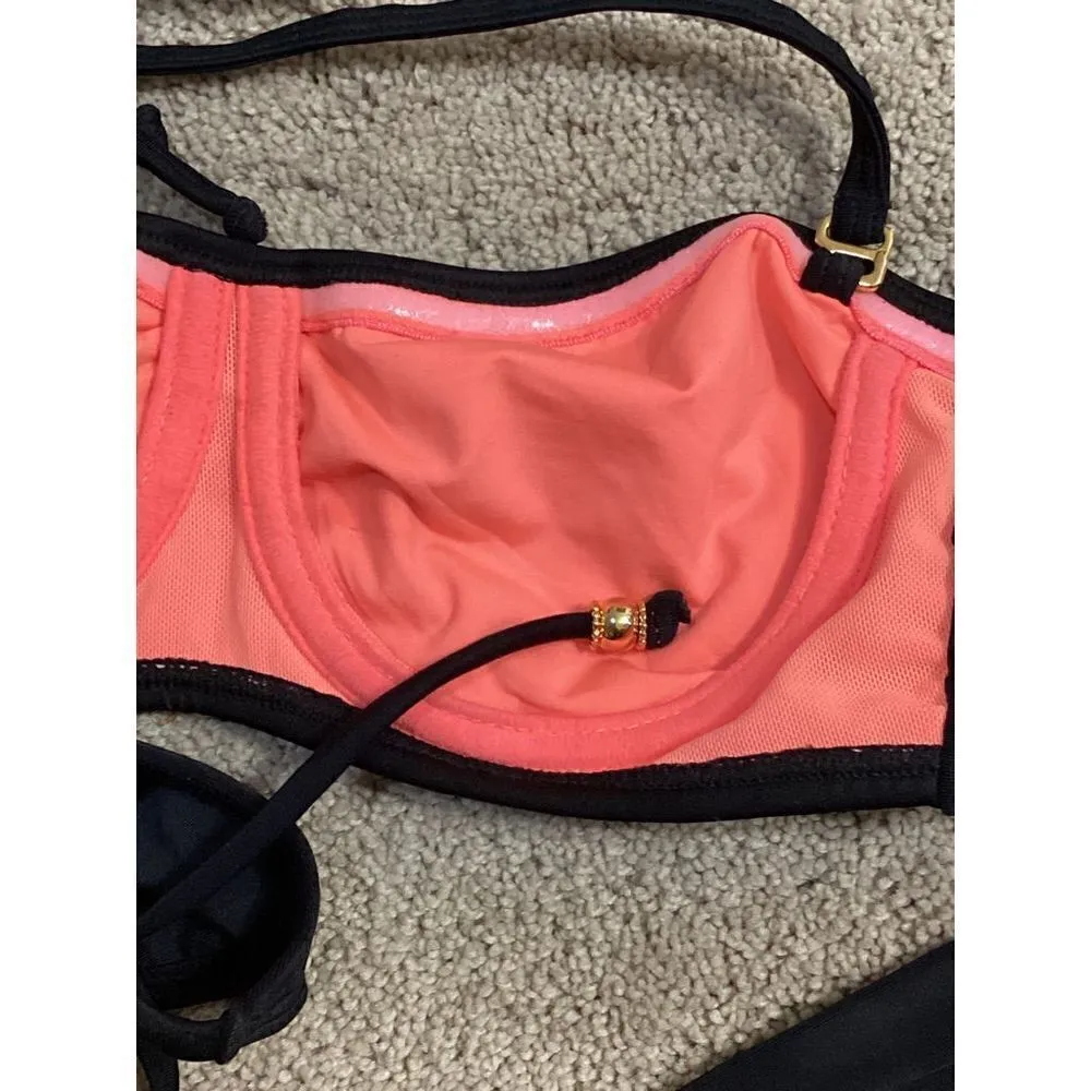 New. Pilyq embroidered full bikini. MIXED SIZES S-top/L-bottoms. Normally $169 - Image 9