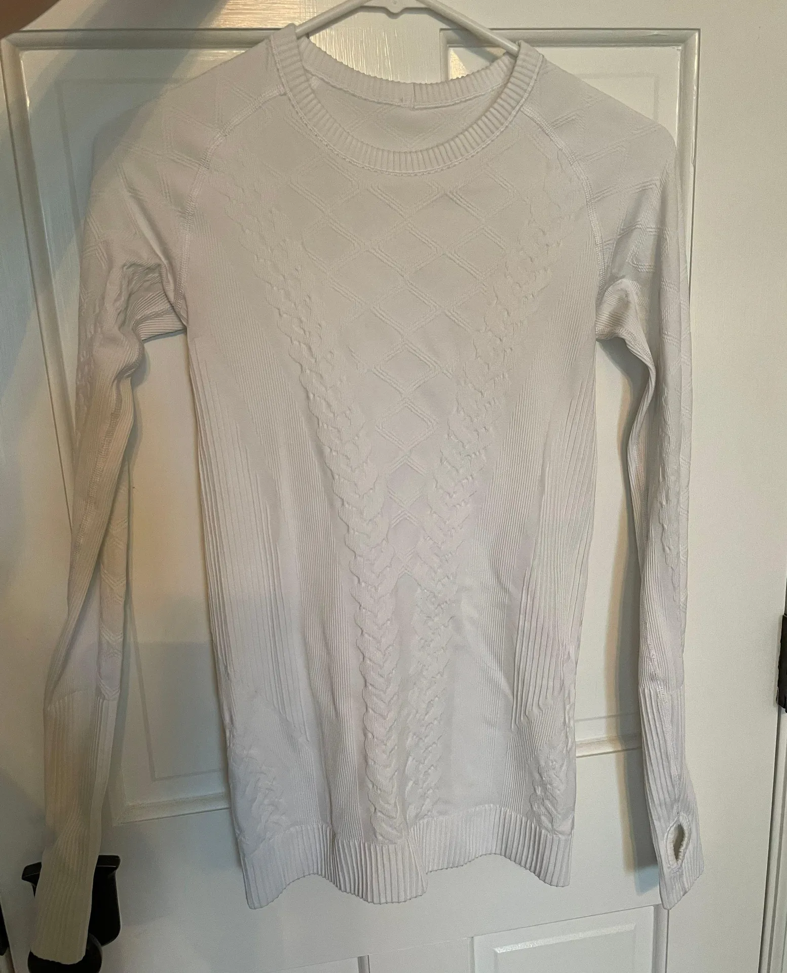 Lululemon White Long Sleeve - Image 3