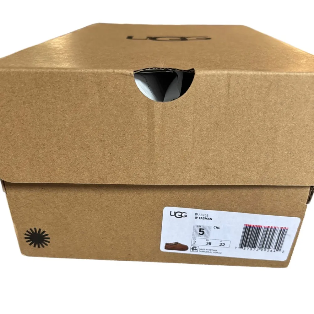 NIB UGG Tasman Slipper Chestnut Women's Size 5 - Image 12