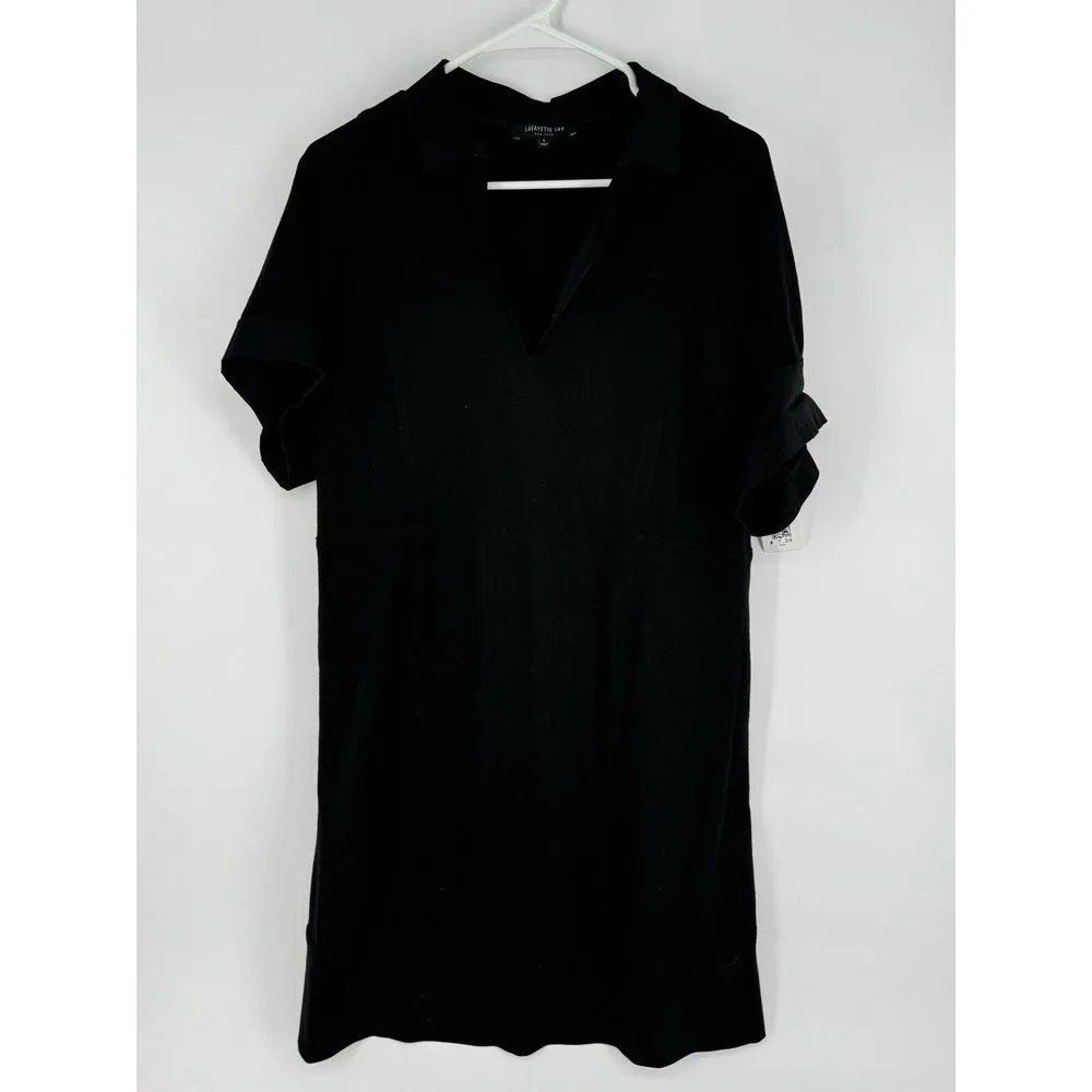 Lafayette 148 New York Womens Collared V - Image 2