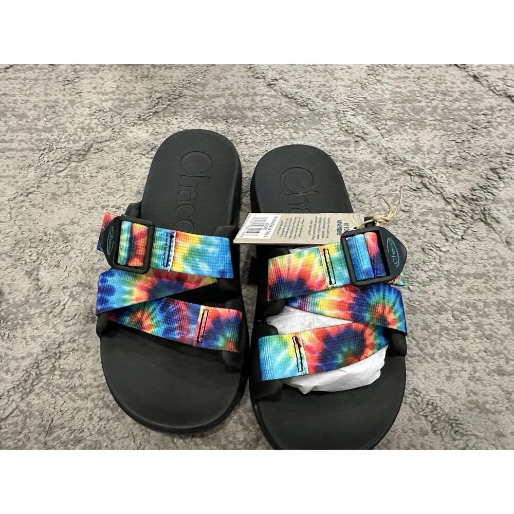 Chacos Chillos Slide Dark Tie Dye Comfort Sandal Women's US 6 NEW - Image 4