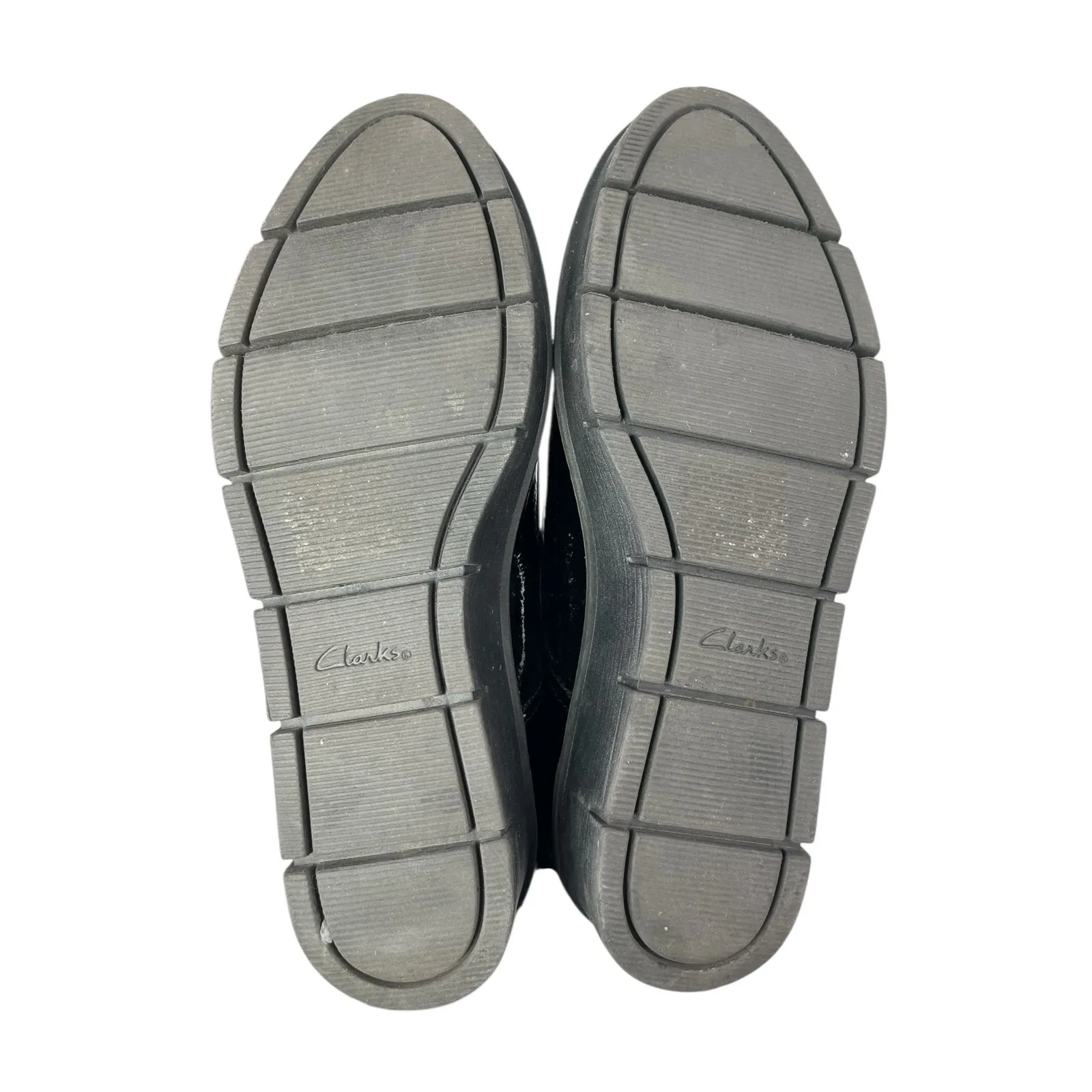 Clarks Airabell Tye Womens Black Patent Leather Lace-Up Platform Oxford Shoes 9 - Image 4