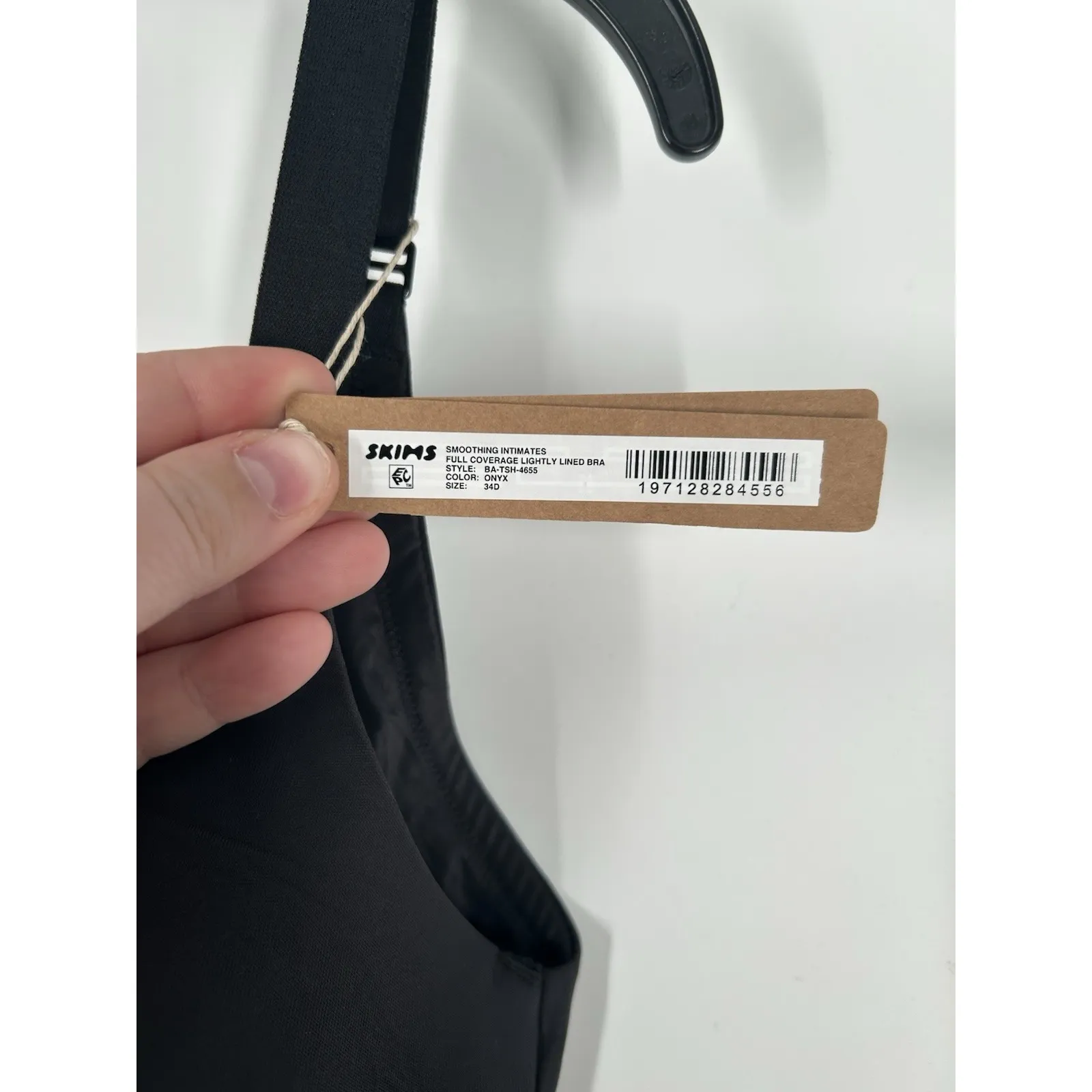 Skims Smoothing Intimates Full Coverage Lightly Lined Bra Underwire Onyx 34D - Image 3