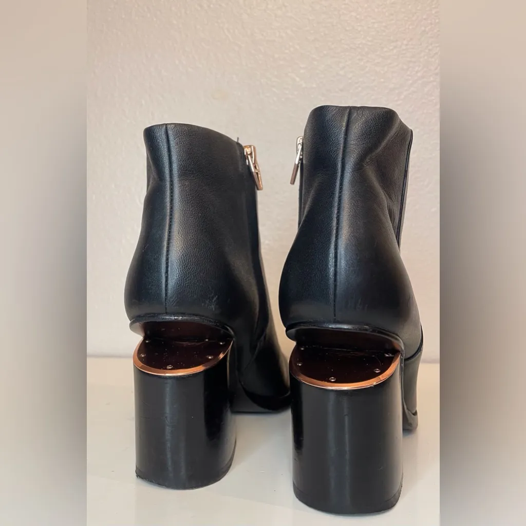 Alexander‎ Wang Women’s Black Leather Gabi Ankle Length Boots Size 8 - Image 3