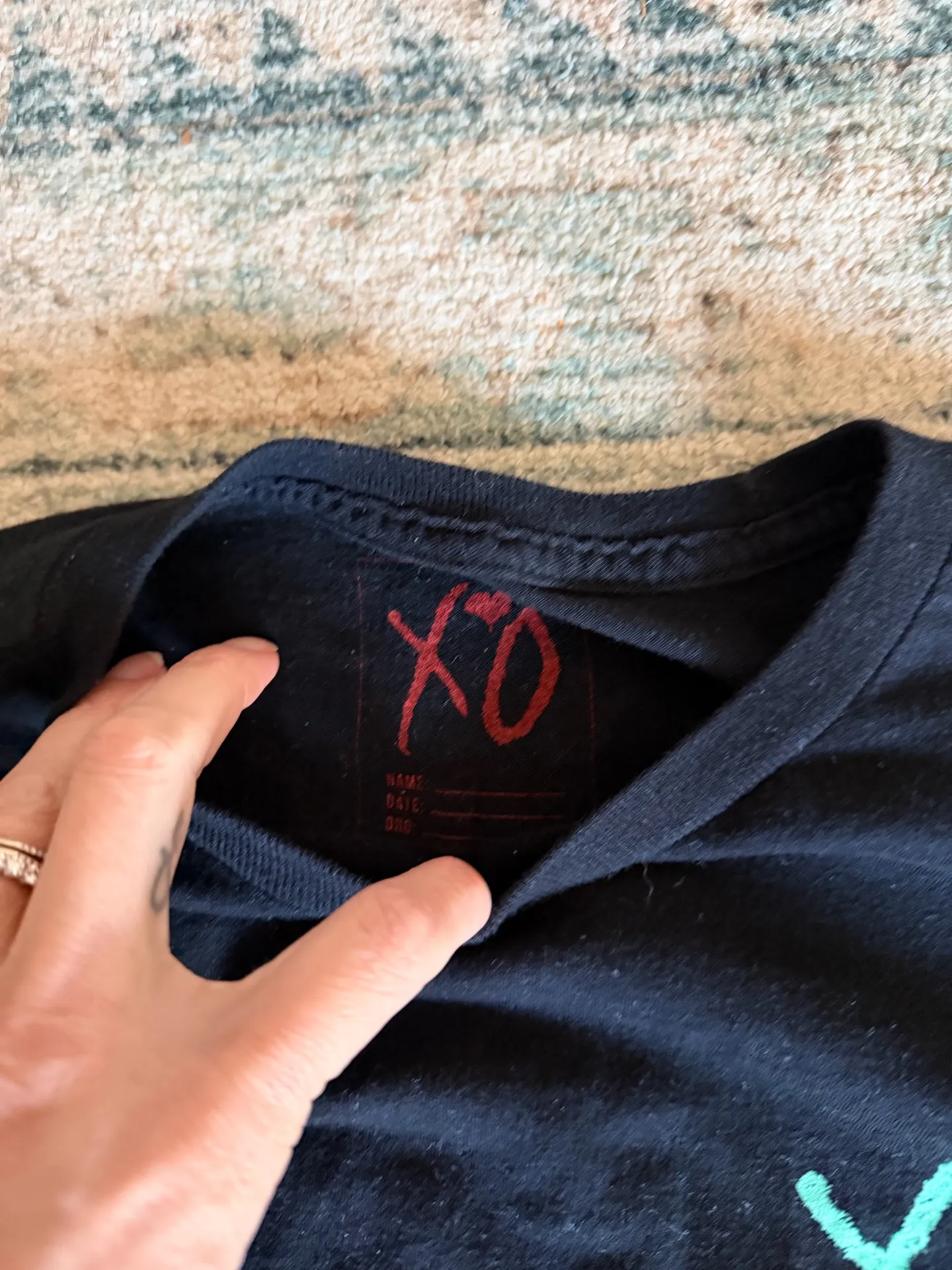 The weekend XO The Legend black long sleeve concert tee S   - Image 8
