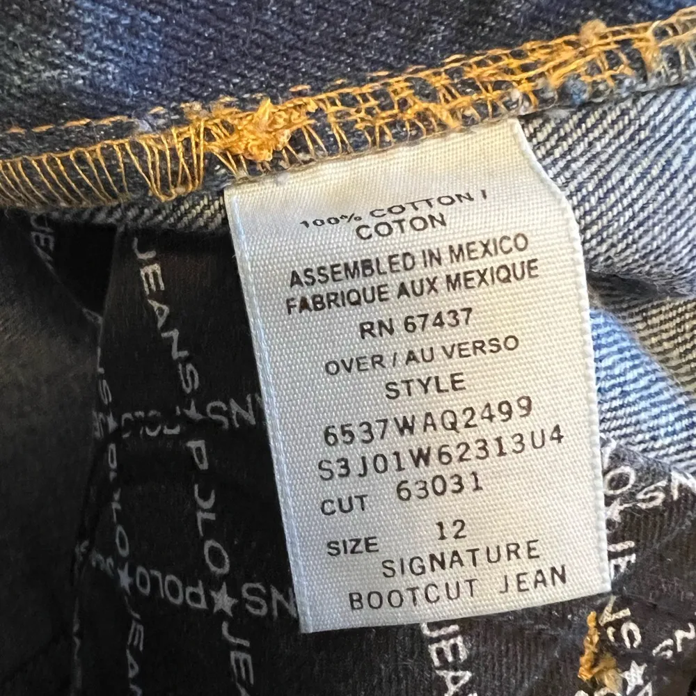 Ralph Lauren Polo Jeans Vintage Deadstock Extreme Sandblast Bootcut 90s NWT 12 - Image 4