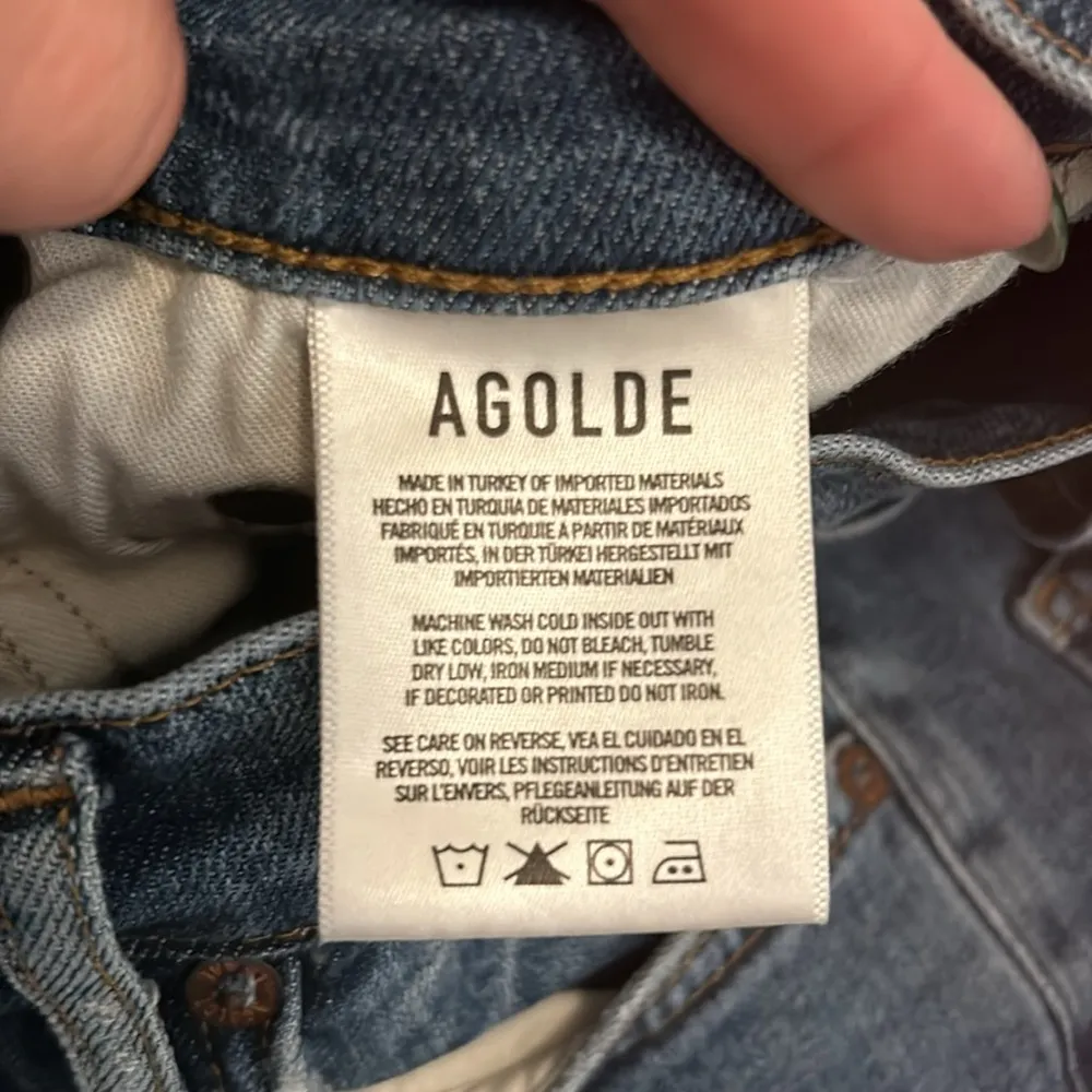Agolde Toni Mid Rise Distressed Jeans - Image 9