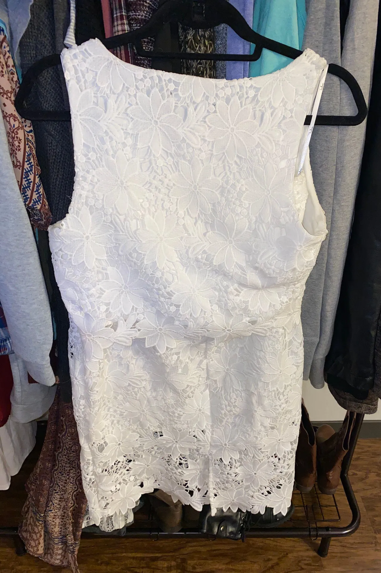 White Two Piece Lace Set - Image 5