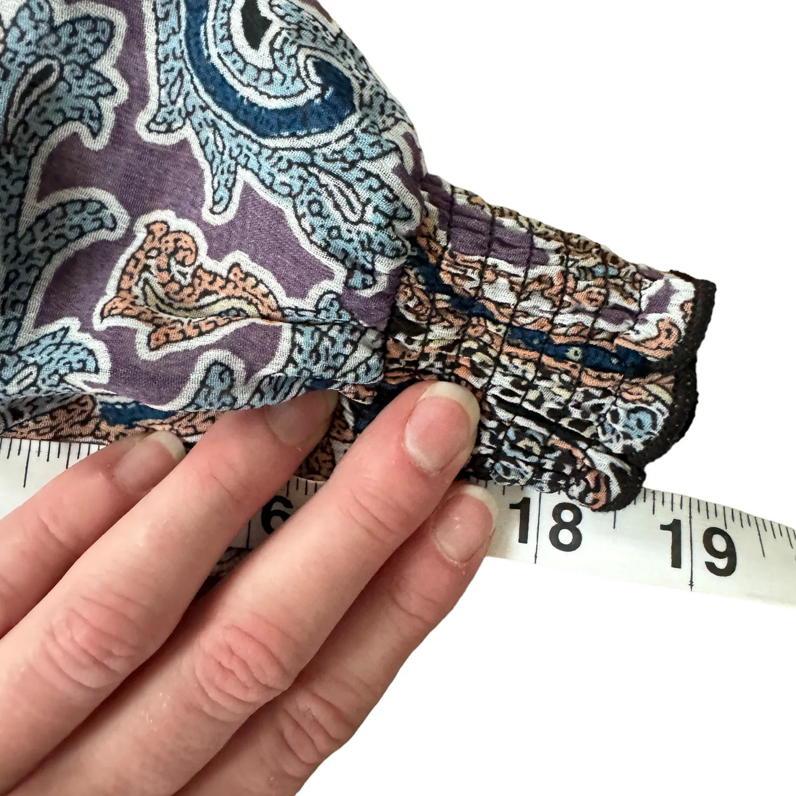 Paisley Chiffon Mini Dress - Image 9