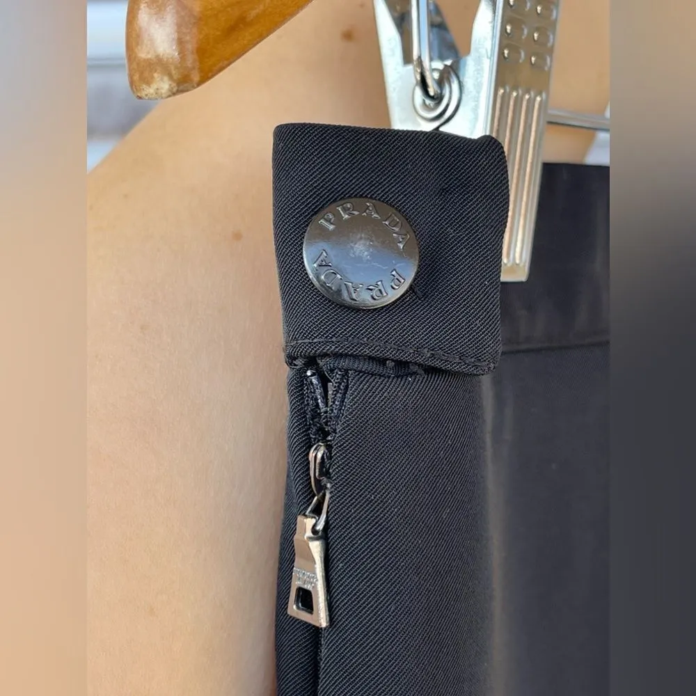 Prada  nylon pants back zipper size 44/28 - Image 6