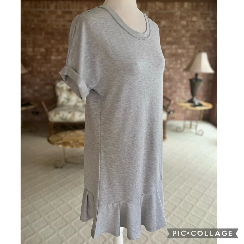 Sam Edelman Dress Asymmetrical HemTerry Cloth Knit S Short Sleeve Casual Preppy - Image 10