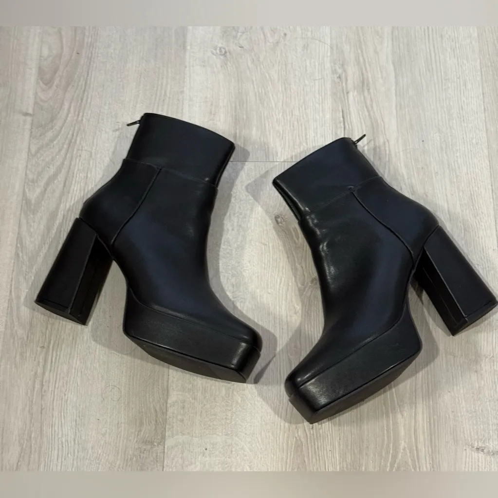 CHINESE LAUNDRY NORRA PLATFORM BOOTIE IN BLACK SIZE 9.5 - Image 10