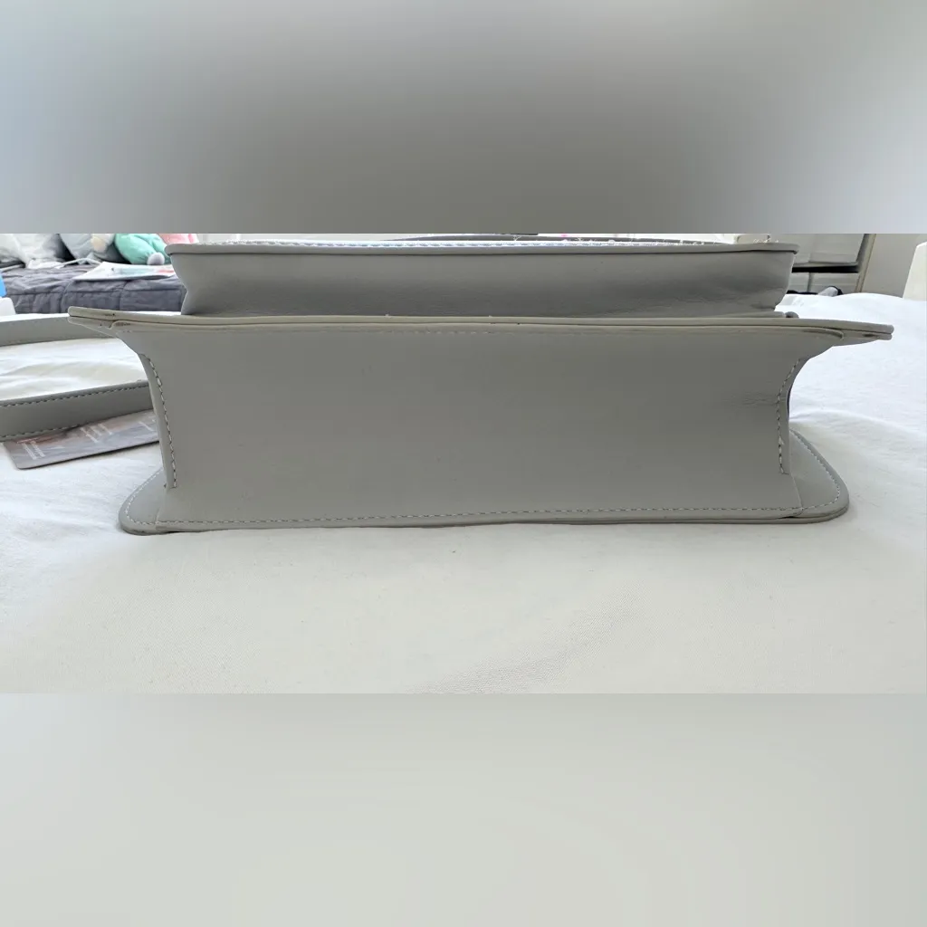 Pixie Mood NWT  Vegan Leather Zoey Crossbody - Pebble Grey - Image 7