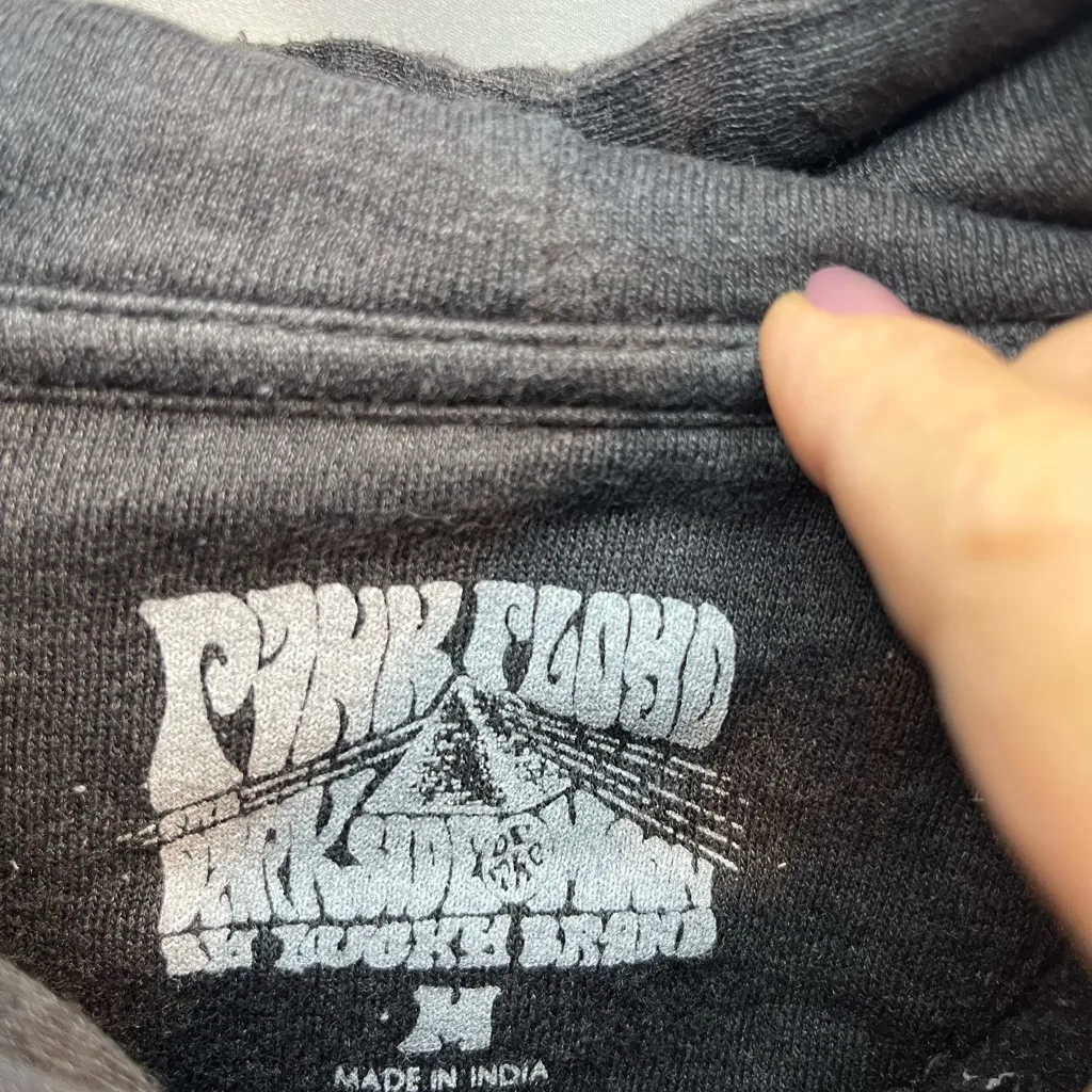 Pink Floyd Dark Side Of The Moon Hoodie Lucky Brand Collab, Womens Size Medium - Image 3