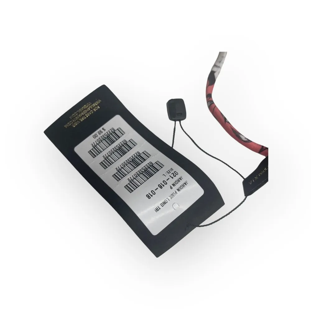 new Vix ⁂ Beach Bikini Triangle Halter Top ⁂ Pink Tropical Floral Print ⁂ Large - Image 12