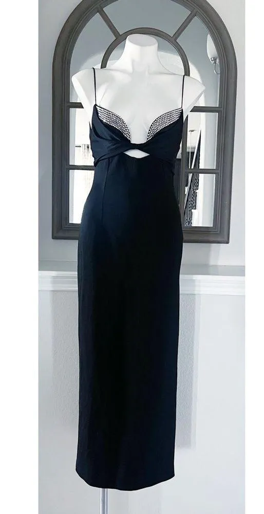 Galvan London Crystal Bustier Dress in Black, Size US2 FR34 UK6 NWT Retail $1895 Black - Image 6