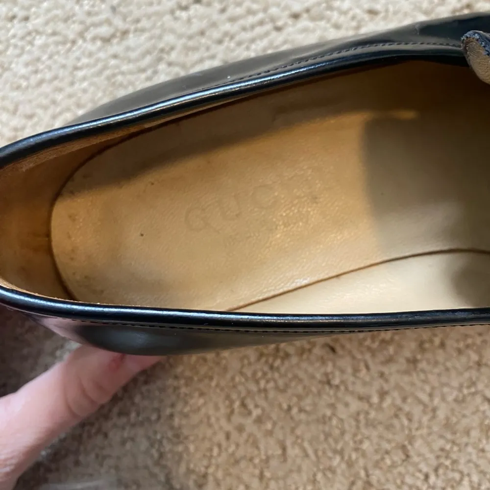 Authentic Gucci vintage Y2K chunky loafers black silver - Image 8