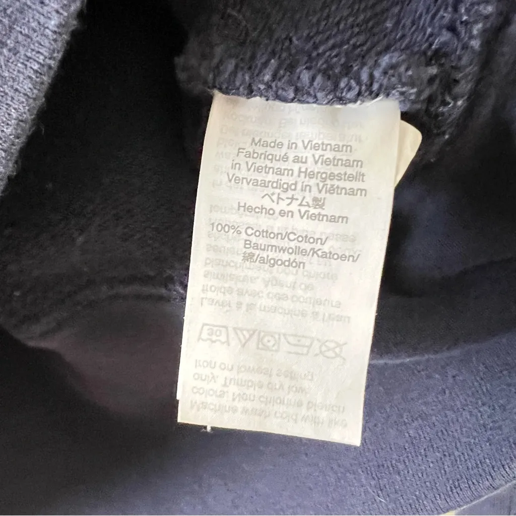 Madewell Navy Blue Mock Turtleneck Sweatshirt - Image 5