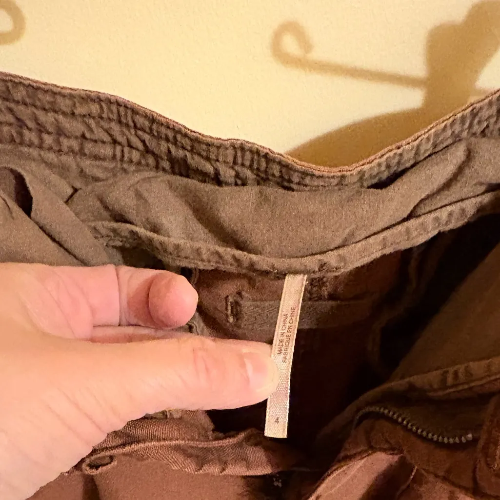 Free People rust wide leg pants - Image 3