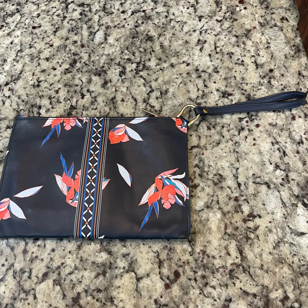 A New Day Black Floral Wristlet - Image 2