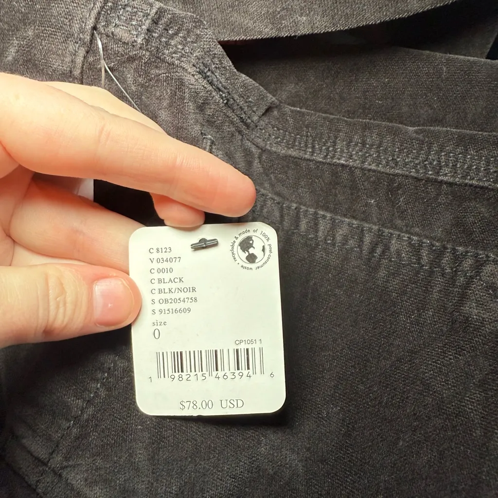 Free People Black Boot Cut Pants - Image 3