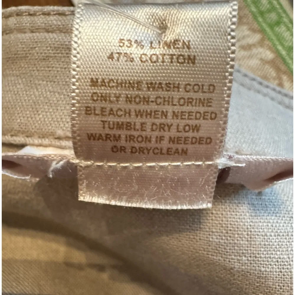 NWT  Linen Military Style Tan Blazer - Image 4