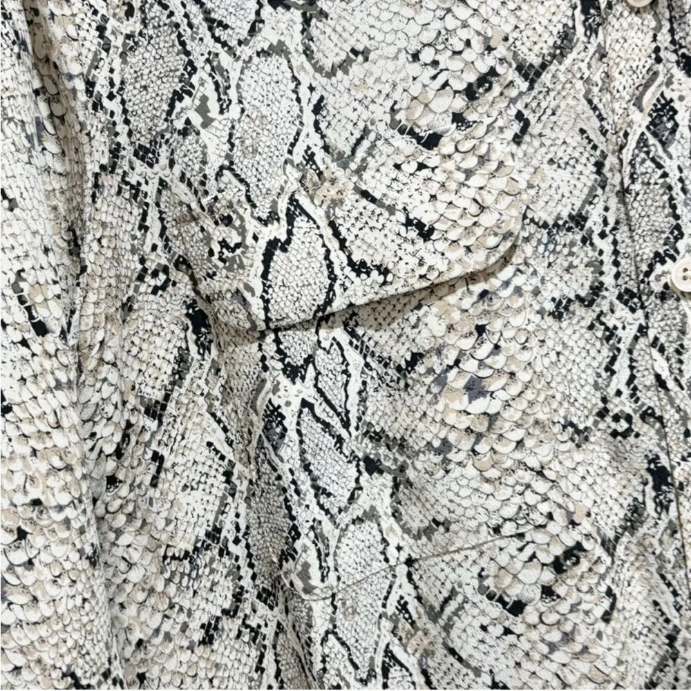 EQUIPMENT FEMME Silk Python Print Top small - Image 8