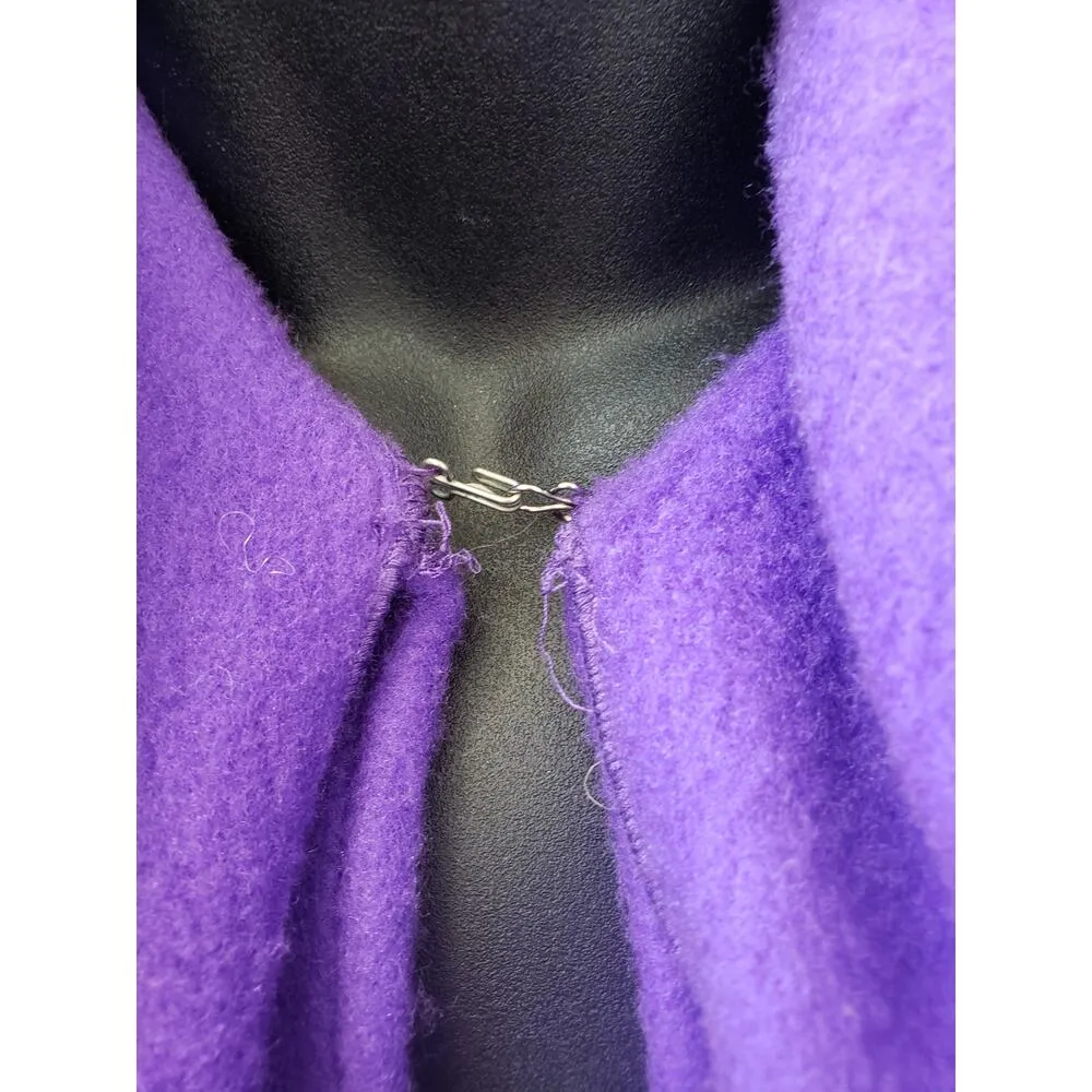 Vintage Kathleen For Sweet Herb Cape Top One Size Purple Hook & Eye Front - Image 11