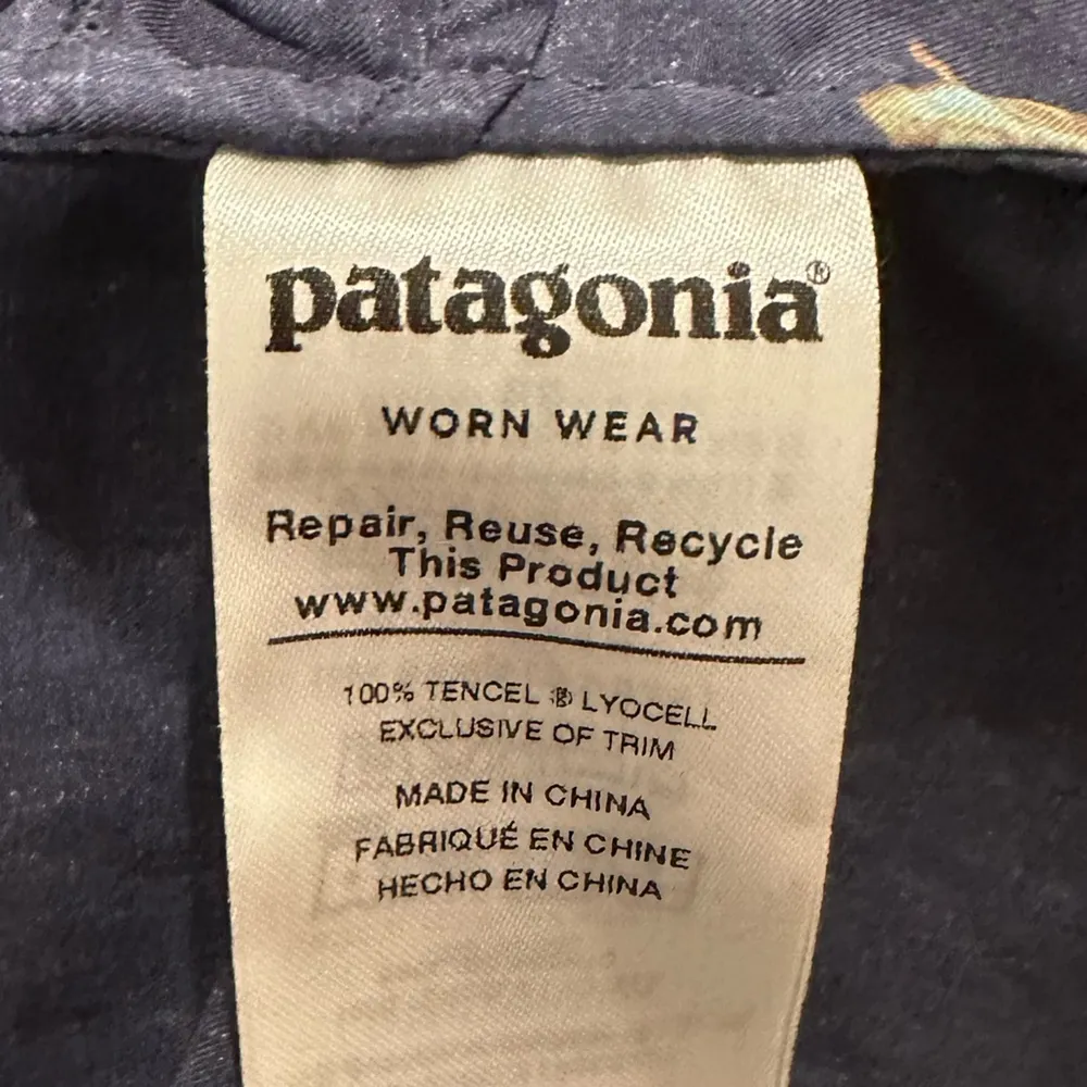 Patagonia June Lake Dress  Sassafras Navy Size Small - Image 10