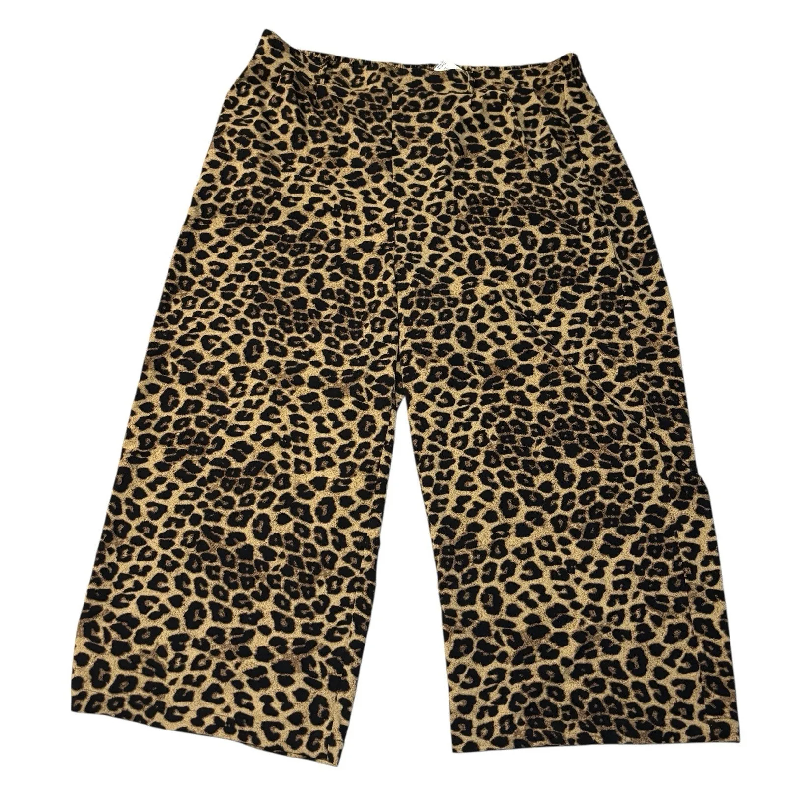 Torrid Pull-On Wide Leg High-Rise Leopard size PLUS 4X NEW - Image 10