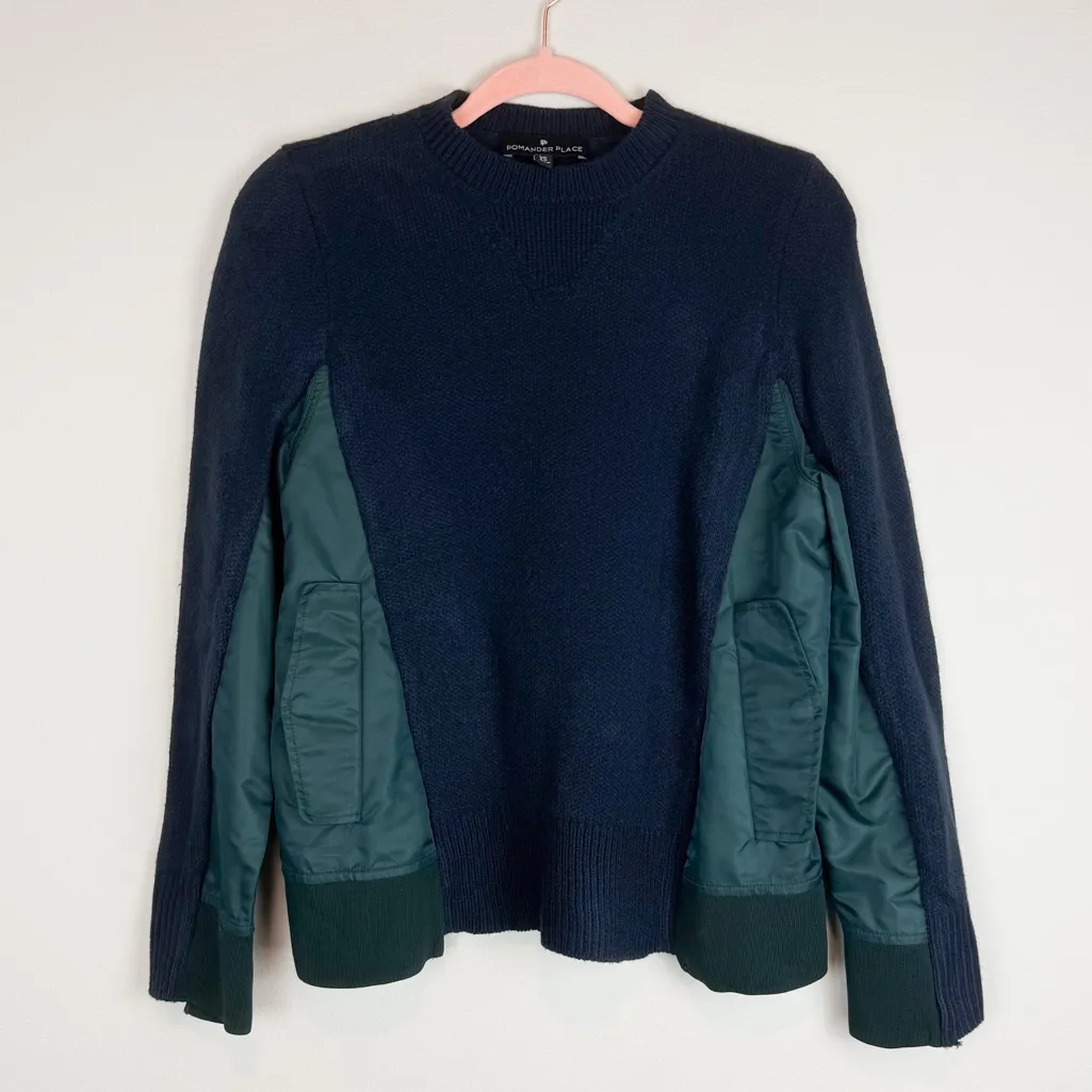 Tuckernuck Pomander Place Navy Ember Sweatshirt Size XS‎ Blue - Image 6