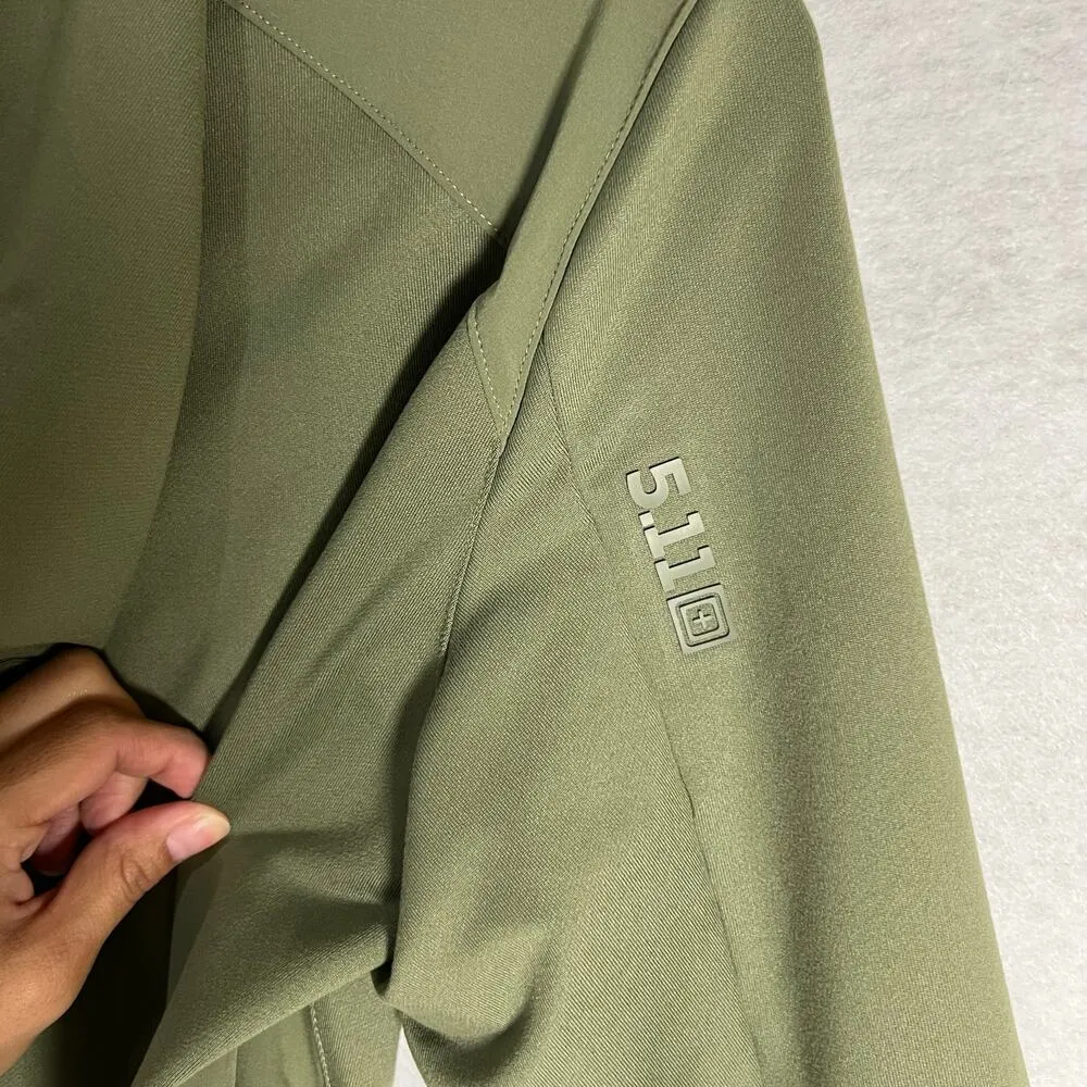 5.11 Tactical Selma Full Zip Hoodie Jacket Army Green Women’s Size Small EUC - Image 10