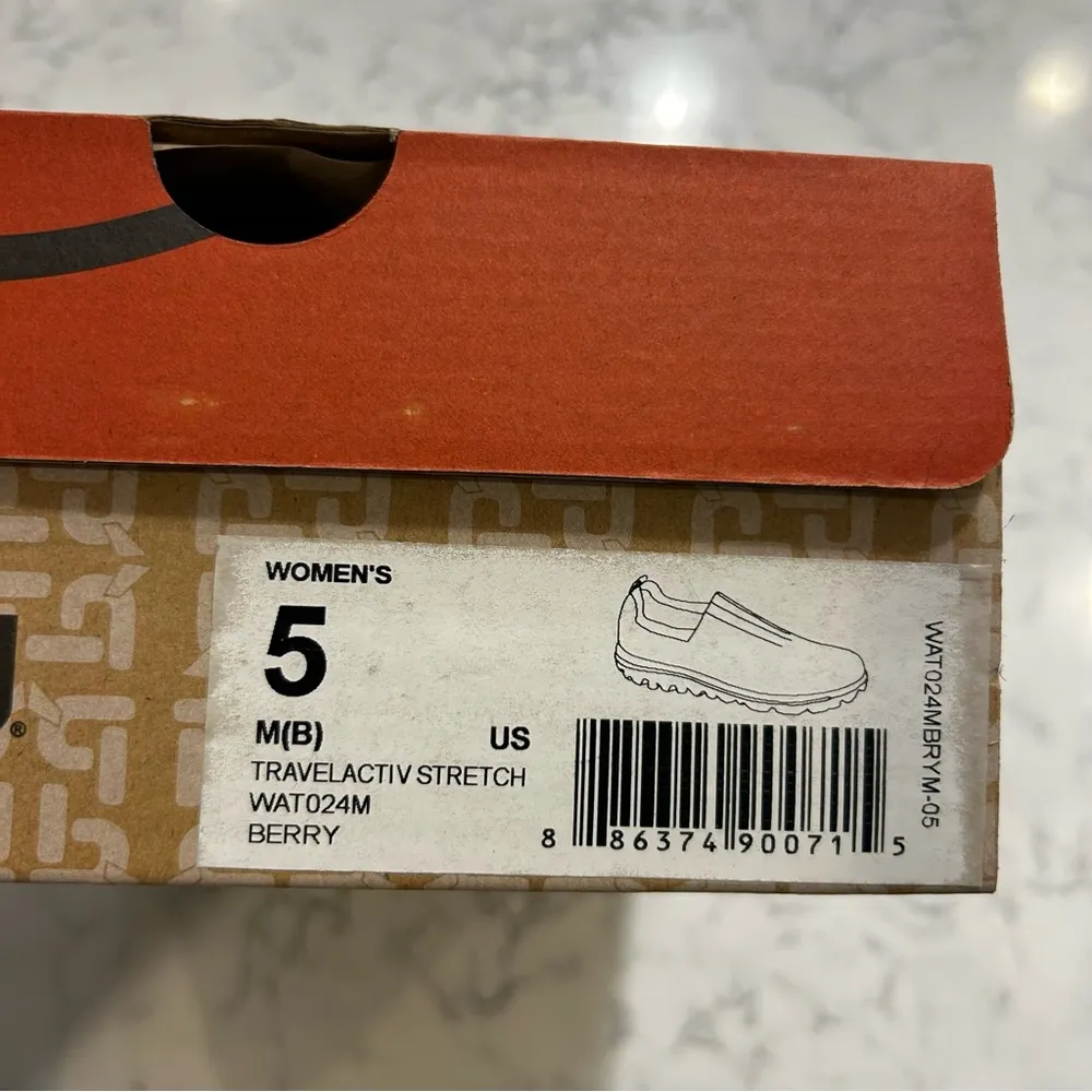 NWT Propet Purple Travel Active Stretch Slip On Comfort Shoes Size 5 - Image 8