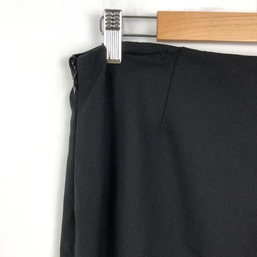 Ralph Lauren Black Label Pants Black  Side Zipper Wool Work Office Classic 12 - Image 7