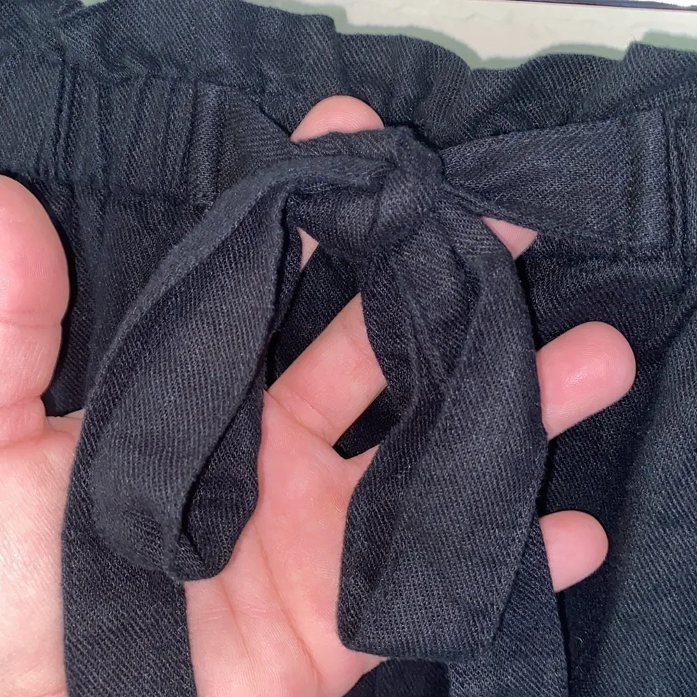 Maternity linen shorts NEW blend paper bag waist pockets xxl‎ elastic waistband Size undefined - Image 4