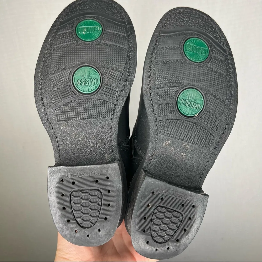 Frye | Black Leather Short Boot 6 women’s Moto Engineer‎ - Image 8