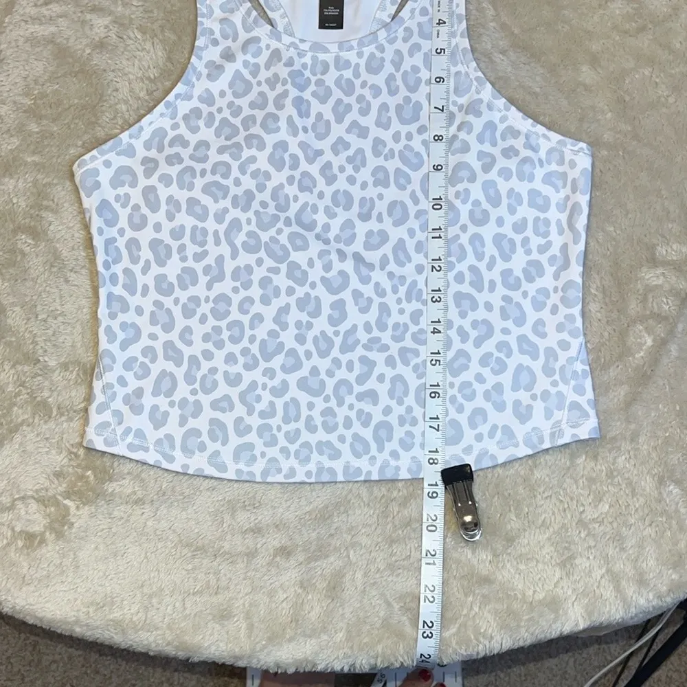 90 Degree By Reflex‎ Gray Leopard top Size M - Image 4