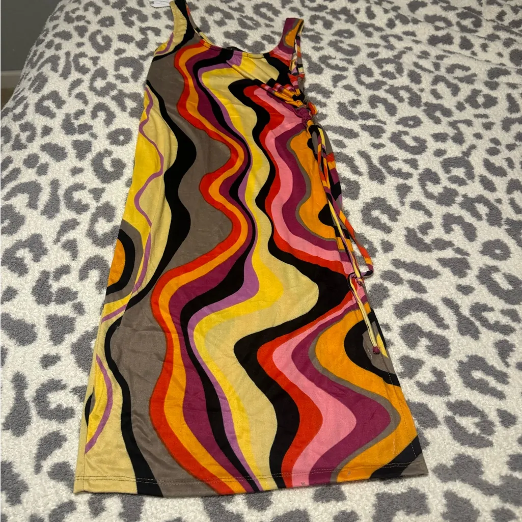 Almost Famous Multicolor Wavy Maxi Dress - Image 2