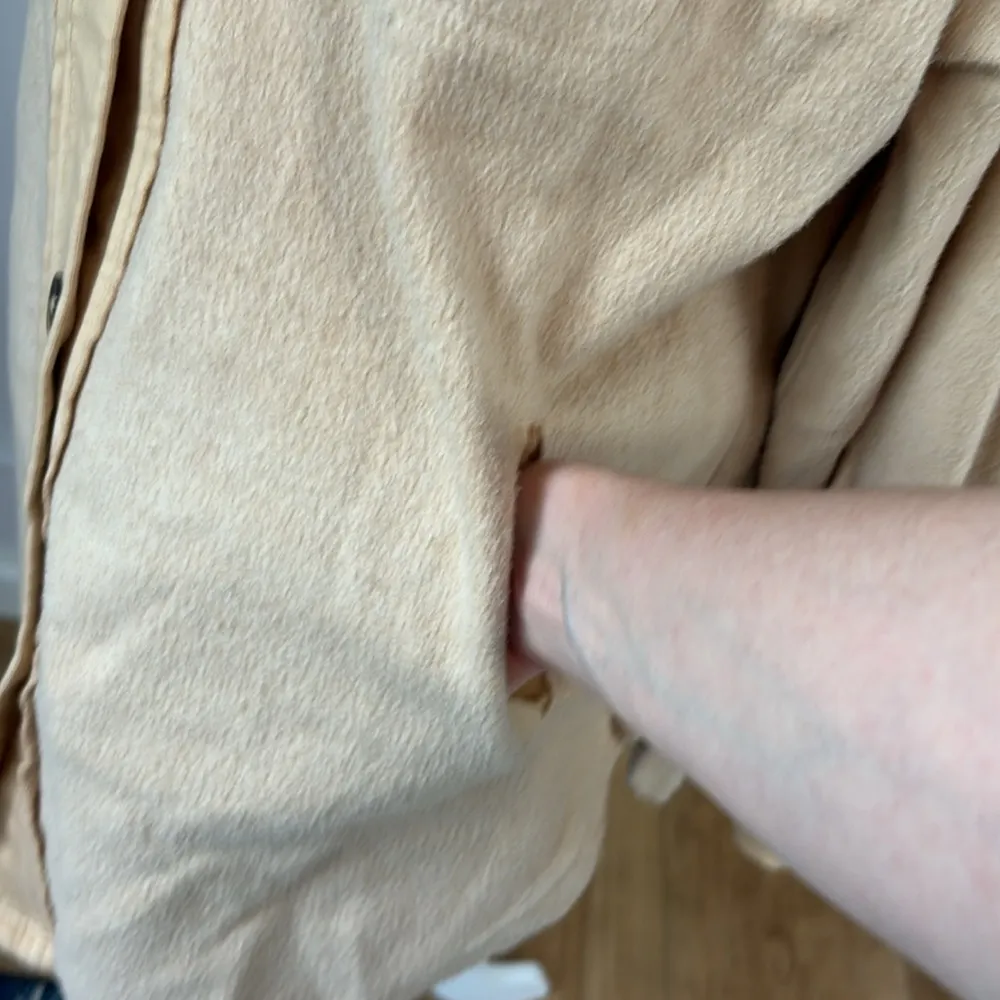 Free People Ruby Oversized Shacket Mustard Seed Size Medium Outerwear Cozy - Image 8