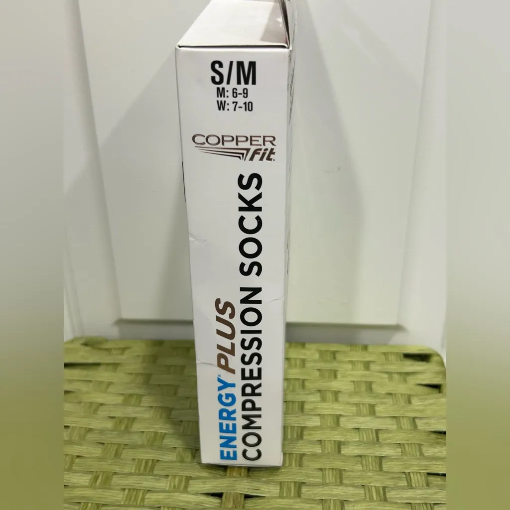 Copper Fit Energy Plus Compression Socks Size S/M Men 6 - Image 3