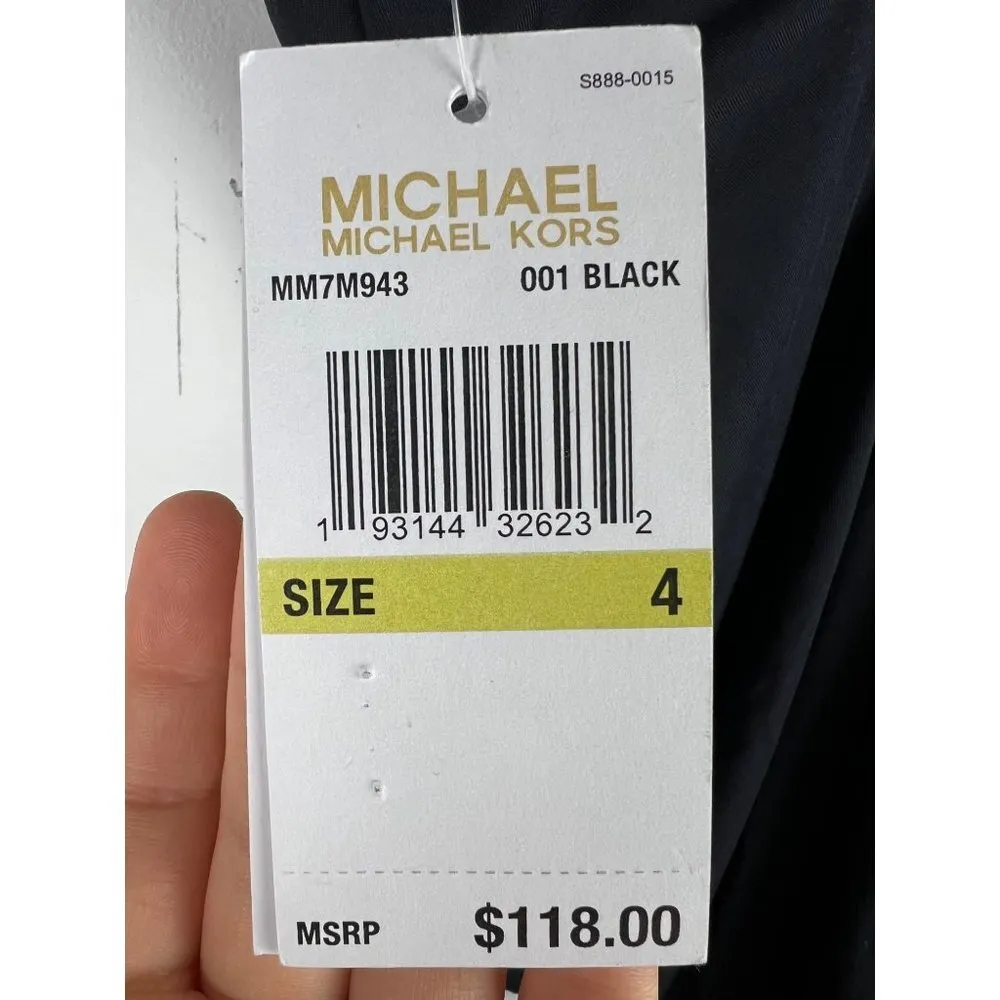 Michael Michael Kors Tummy Control Slimming Black One Piece Swimsuit 4 - Image 7