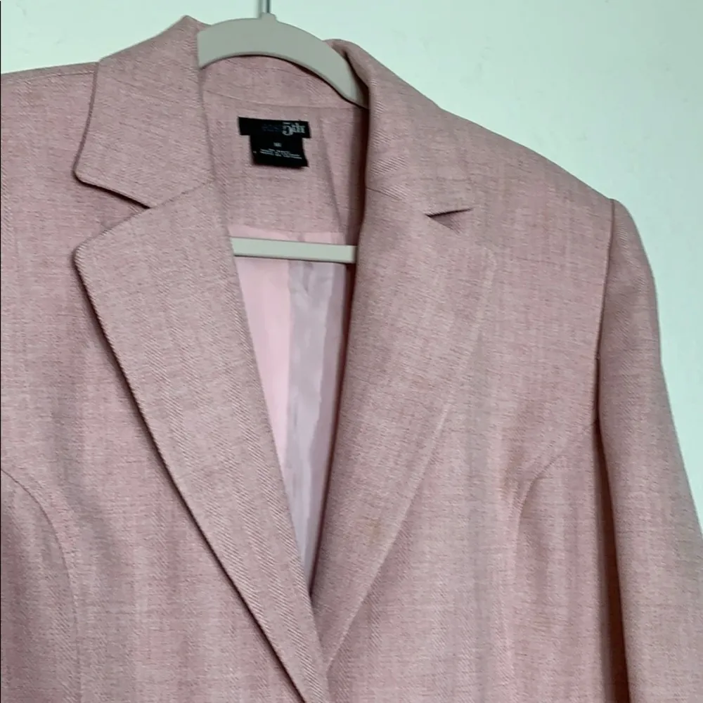 EAST 5TH *small flaw* Womens Light Pink Blazer Jacket - Image 7