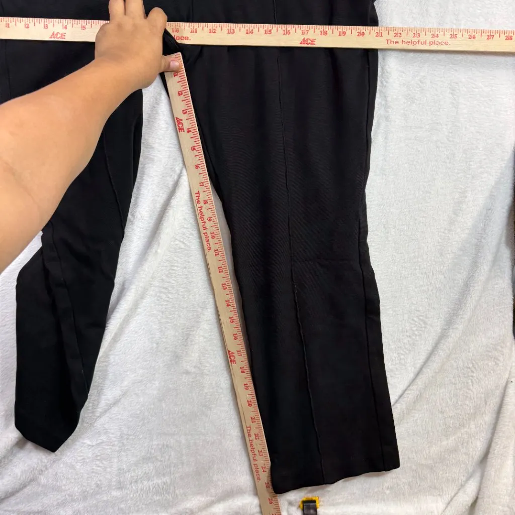 Chico’s 14 Stretch Pull On Pants Black Slim Straight Ponte Career Minimalist - Image 8