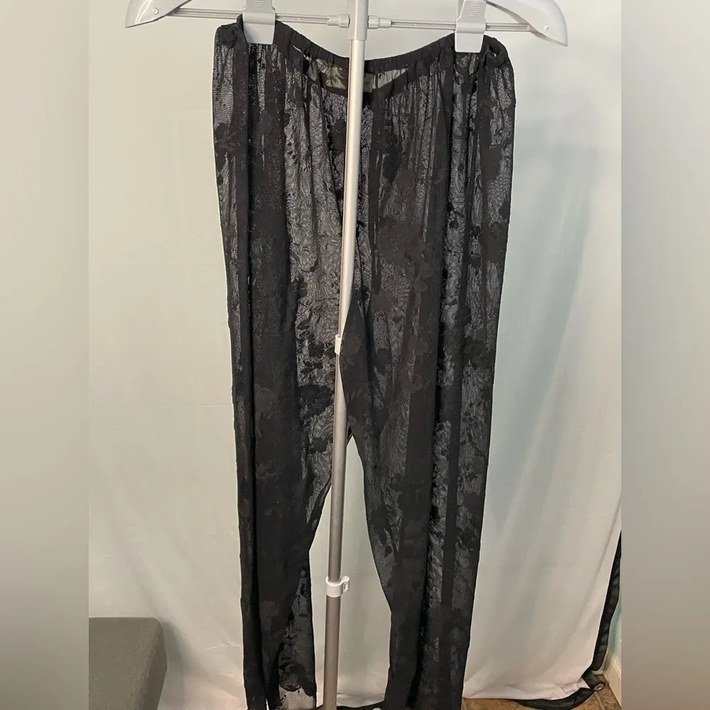 Victoria’s Secret‎ Black Lace Pants Medium - Image 8