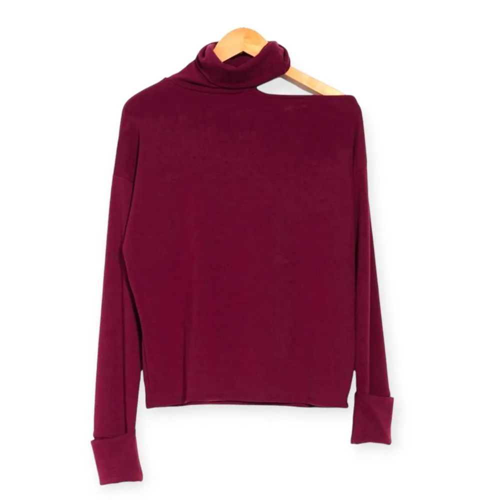 Gibsonlook by Nordstrom | NWT | S | Burgundy Cut - Image 4