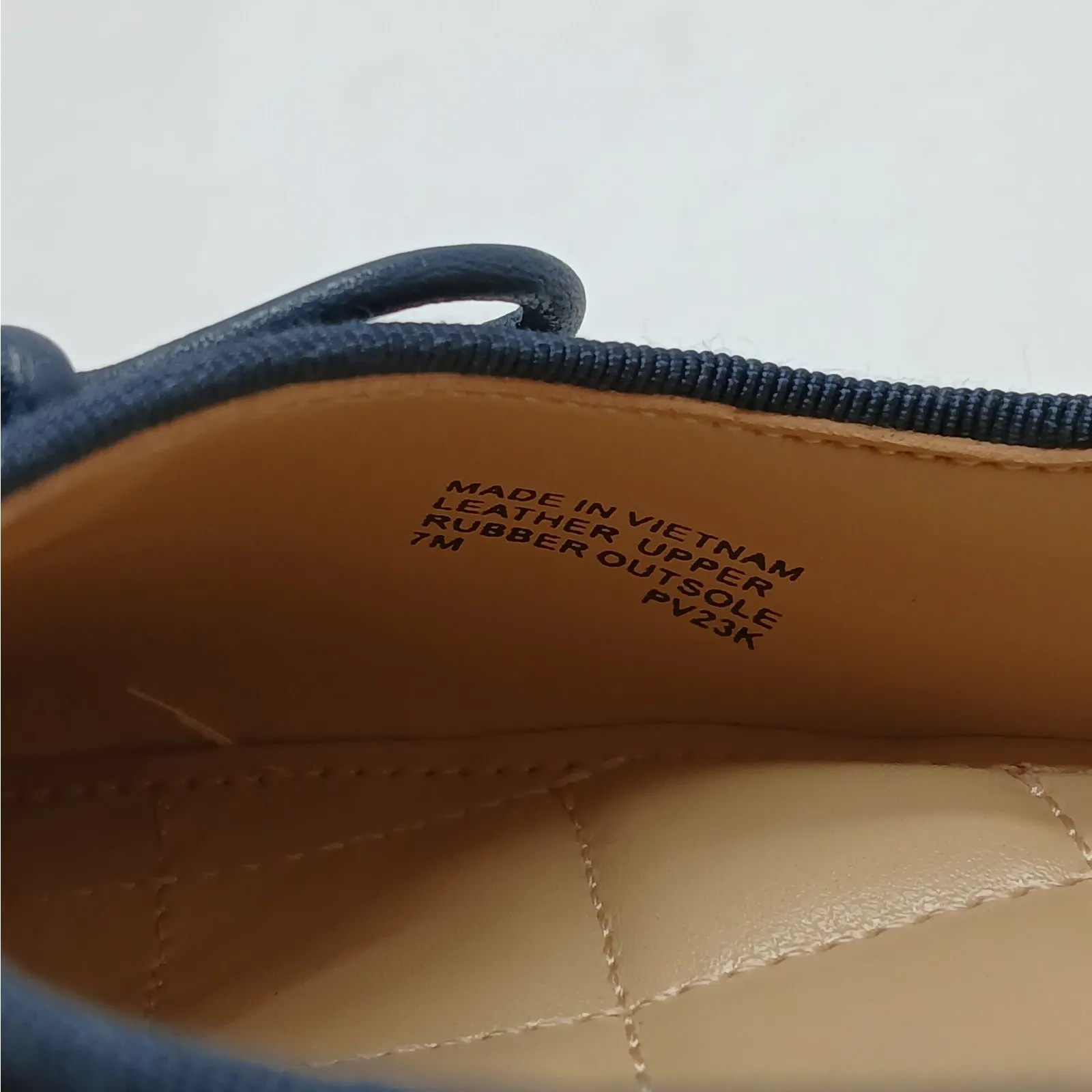 Michael Kors Womens Logo Ballet Flats Size 7M Navy Leather Casual Comfort Shoes - Image 8