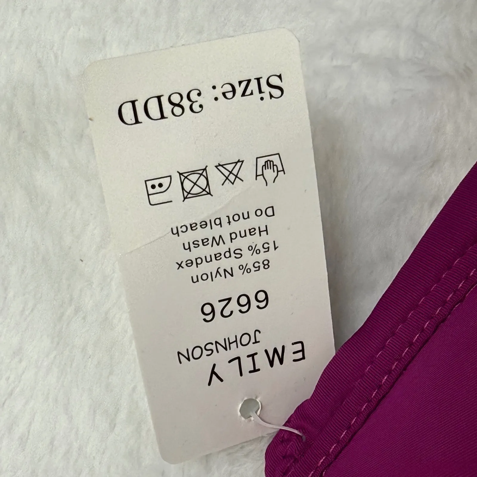 Emily Johnson 38DD Purple Lace Padded Underwire Bra Womens New Size undefined - Image 3