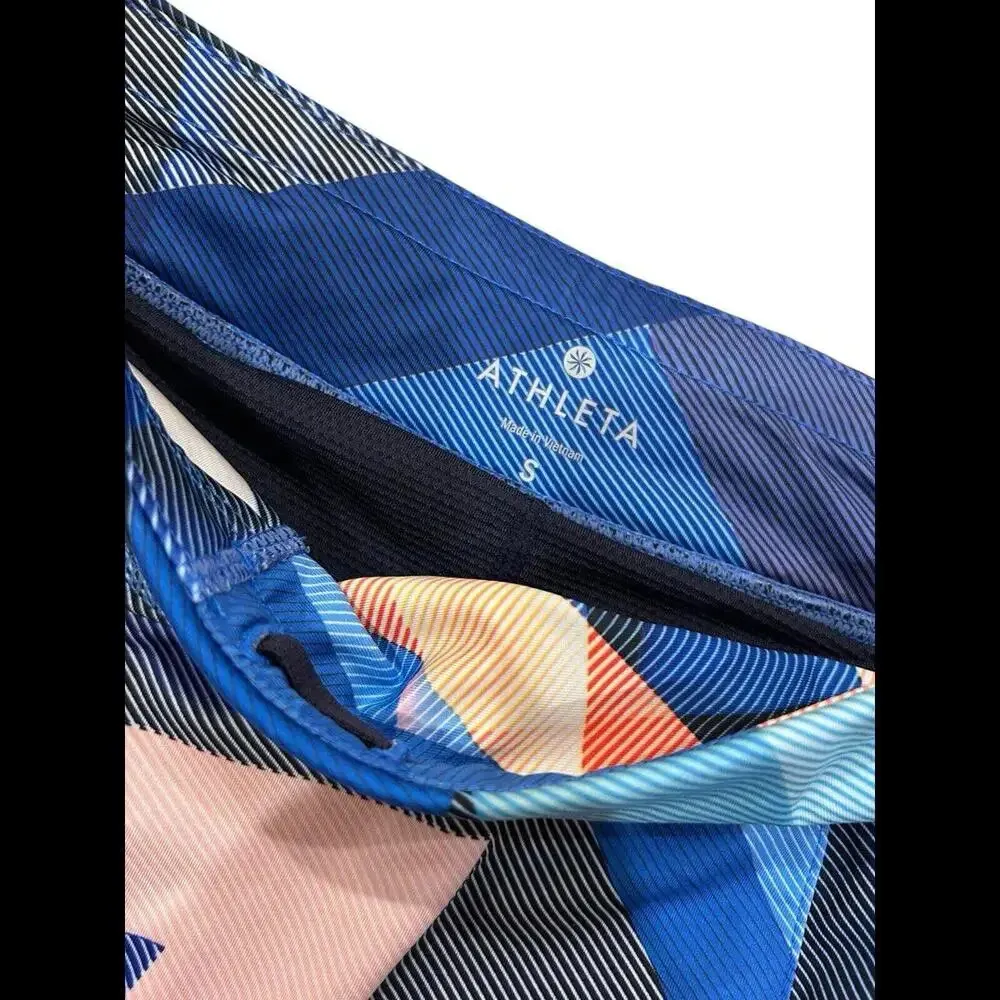 Athleta size Small Electric Geo Sport Speed Skort Mini Skirt pleated tennis golf - Image 9