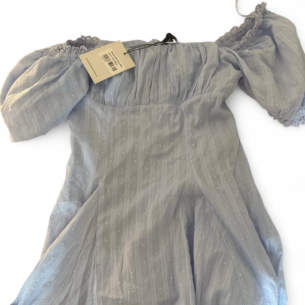 Princess Polly Rabatia Mini Dress Blue NWT
Size 4 - Image 3